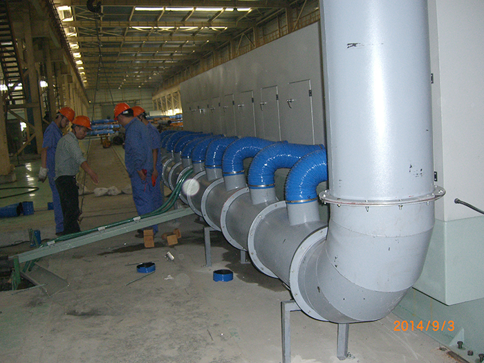 拋光機安裝現場